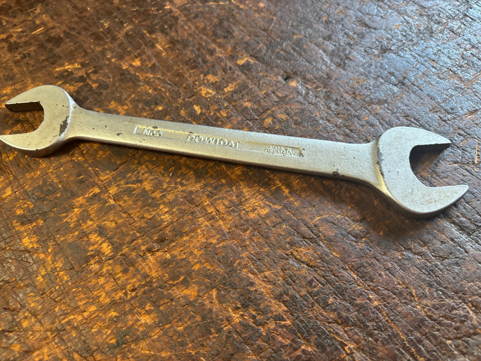 Vintage Dowidat 7/8" - 3/4" AF Open End Spanner. No.6  Made in Germany