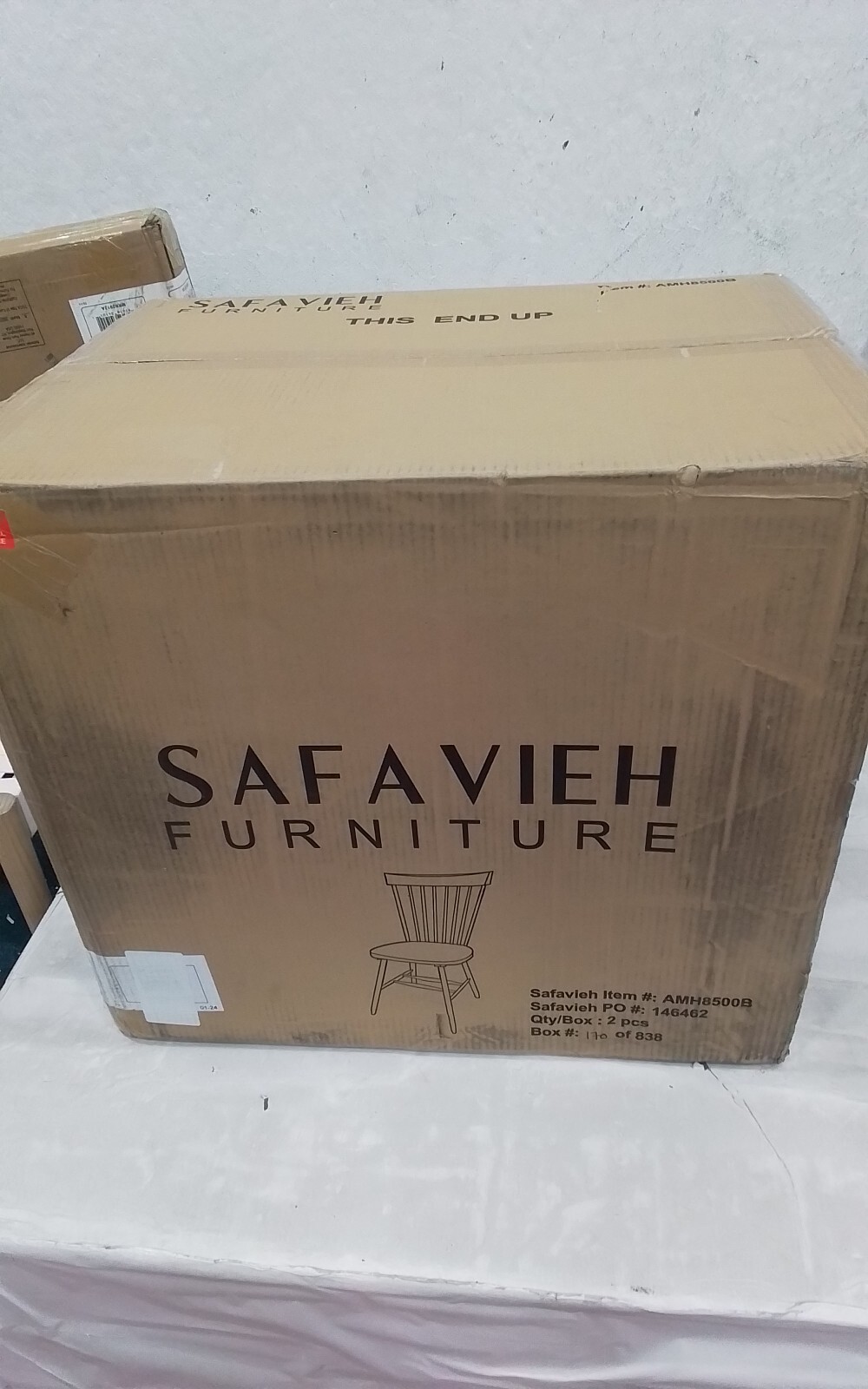 Safavieh PARKER SPINDEL SIDE CHAIR, Reduced Price 2172736788 AMH8500B
