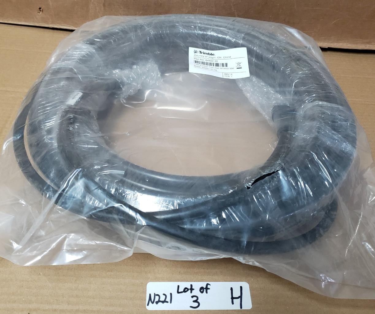 TRIMBLE 30M TNC-TNC ANTENNA ASSEMBLY P/N 64922-30, 3 AVAILABLE ! N221 H