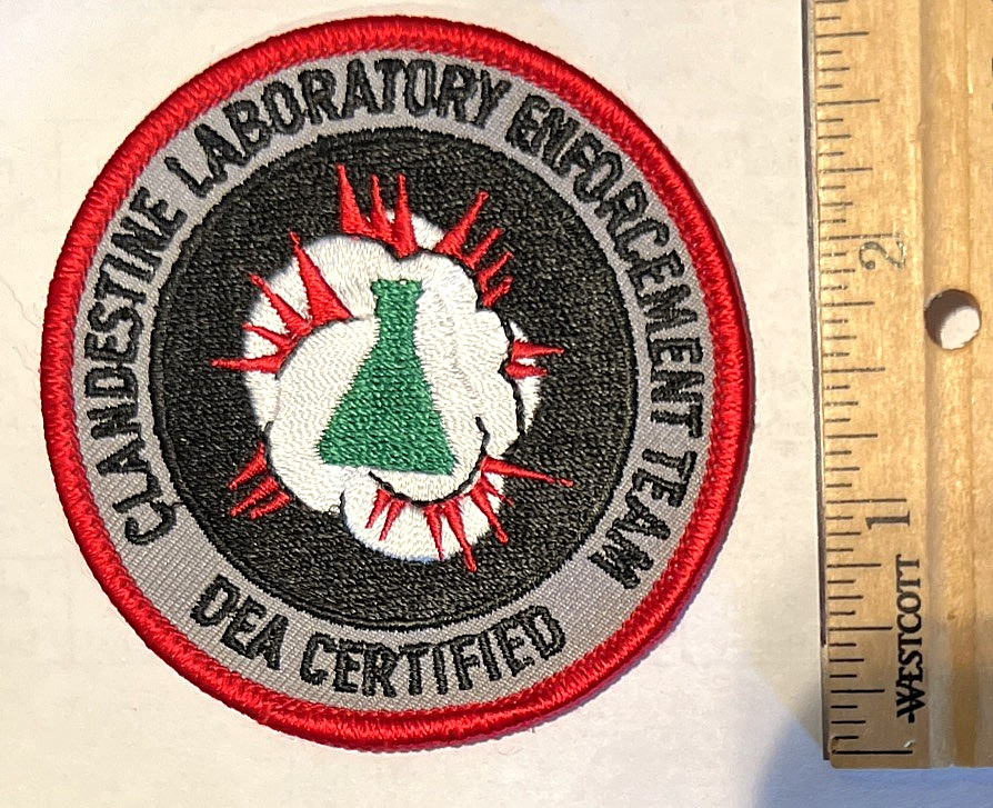 Certified Clandestine Laboratory Enforcement Team Patch