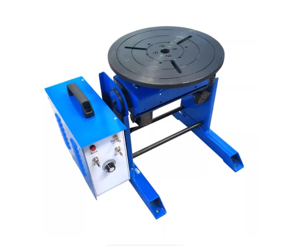 30kg Automatic Welding Flange Circumferential Seam Positioner Rotary Table