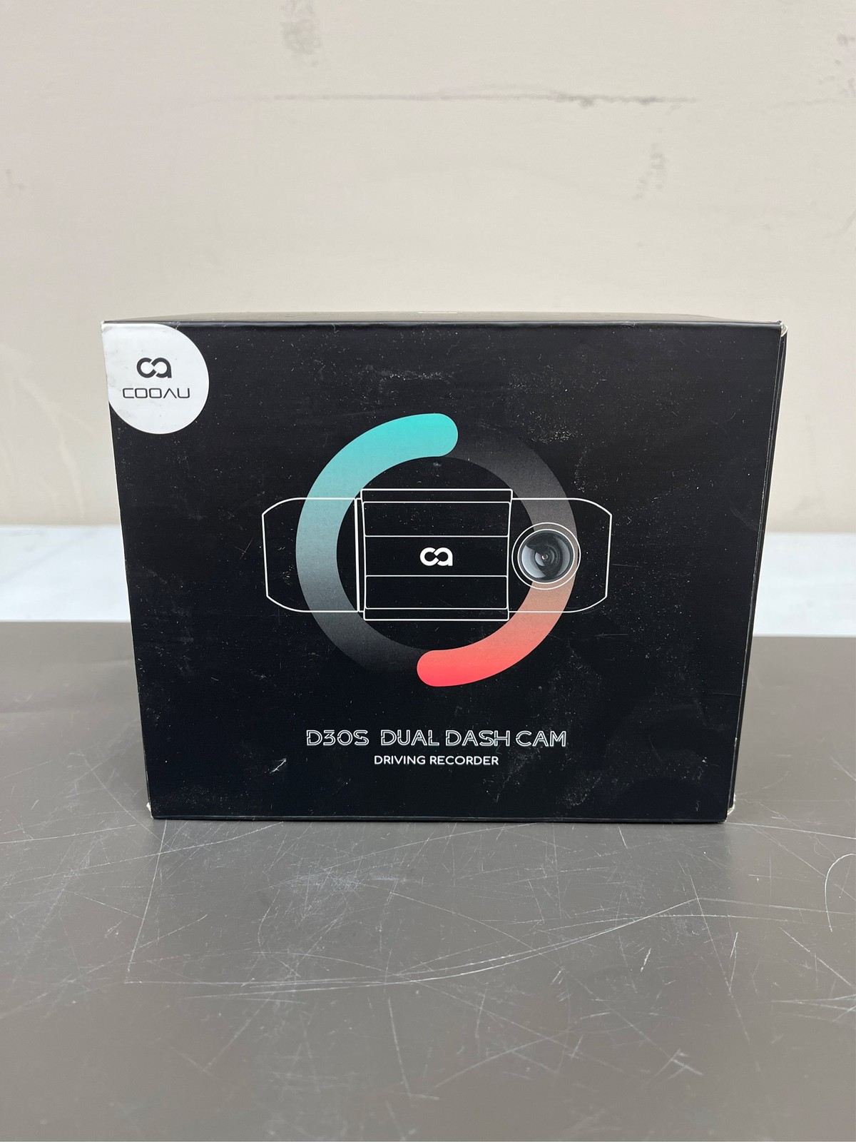 COOAU D30S 4K Dash Cam with GPS Wi-Fi, Front and Inside Dual 2.5K 1080P, Uber Ca