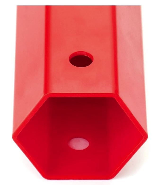 QWORK Plastic Lug Nut Cover Removal Tool, Socket RED Fits 32MM Nut Covers NEW