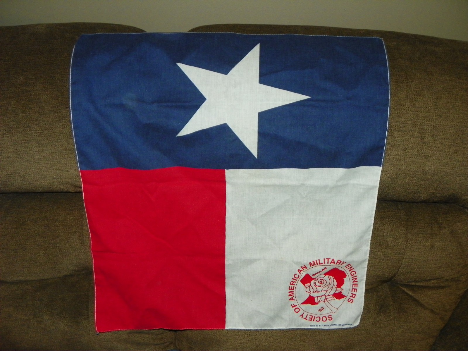 Society of American Military Engineers 1993 Dallas Flag/Banner