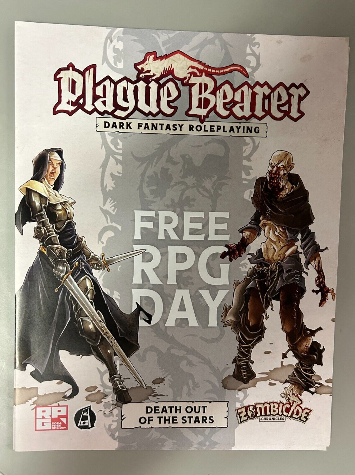 Plague Bearer - Death out of the Stars (Zombicide) Free RPG Day 2024 Supplement