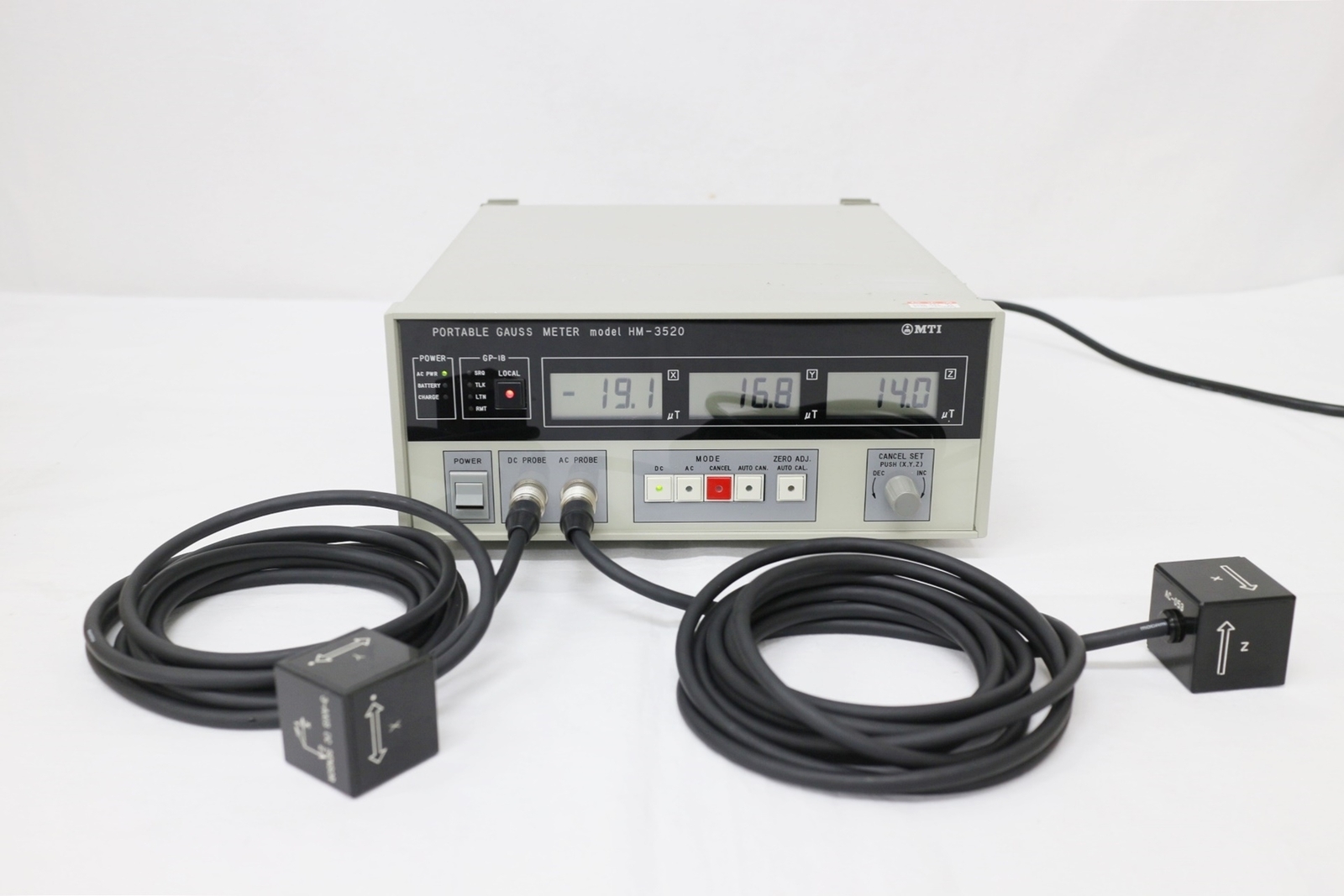 MTI HM-3520 Three axis magnetic field measurement system