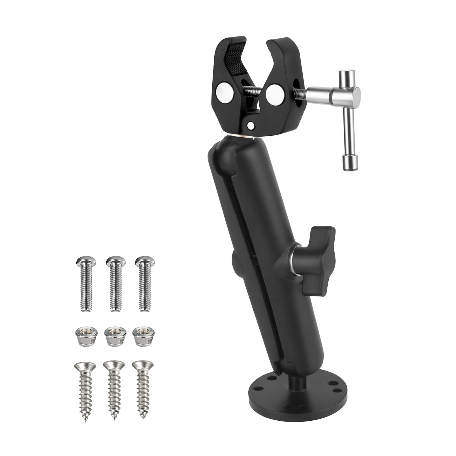 Beigaoxu Trolling Motor Stabilizer Mount Support for Riptide black