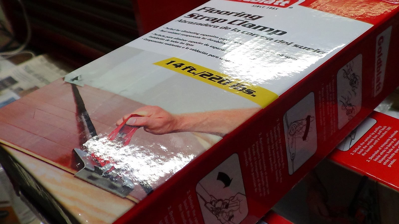 THREE Hardwood Floor Installation Clamp Install Tension Strap Tools