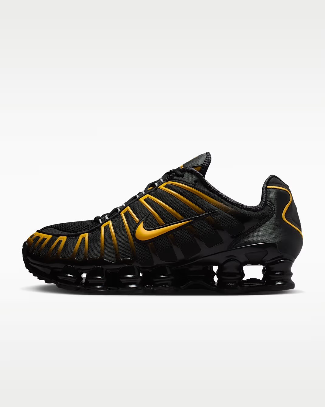 Nike Shox TL Shoes Black University Gold AV3595-013 Men's Sizes NEW