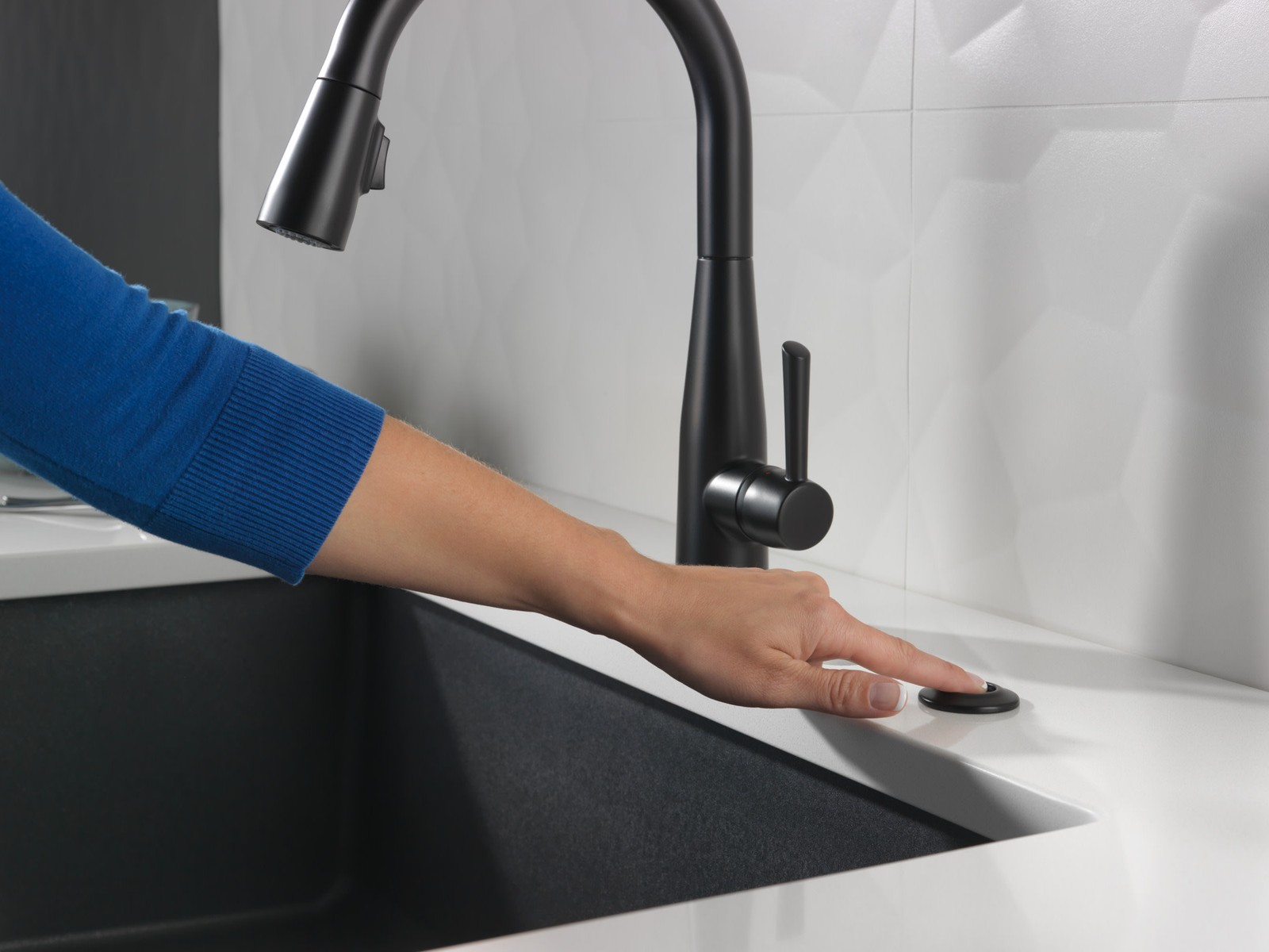 Delta 72050 Garbage Disposal Air Switch - Bronze