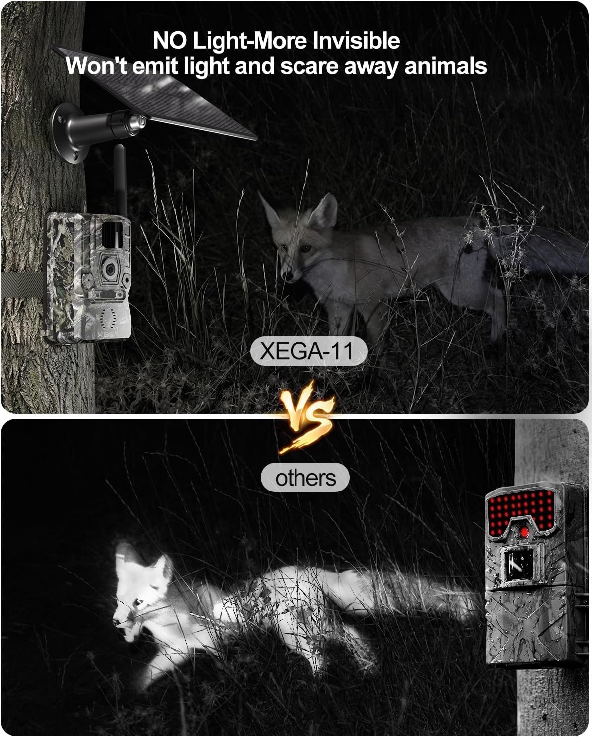Remote Access 4G Solar Trail Camera - Motion Detection & 2-Way Audio Features
