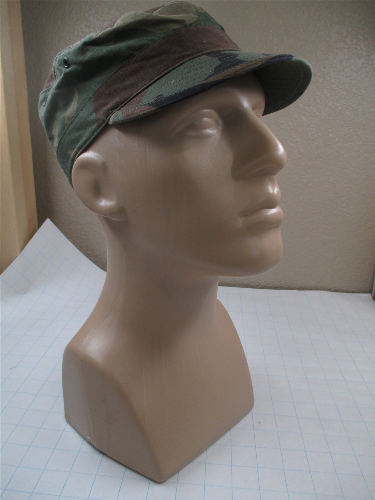 USGI Patrol Cap Size 7 1/8 BDU Woodland Camo Hat Army Hot Weather Style
