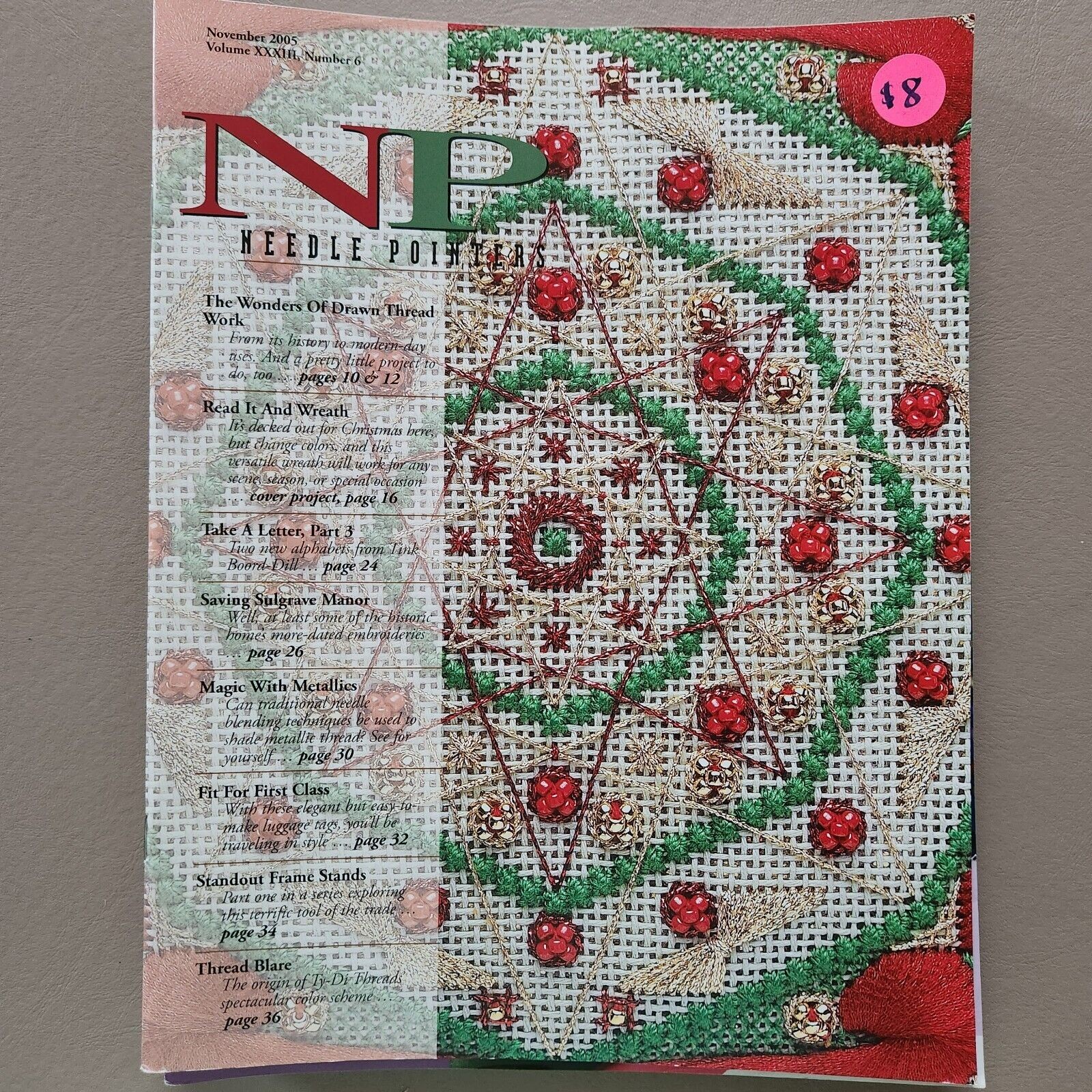Needle Pointers Magazine Back Issue November 2005