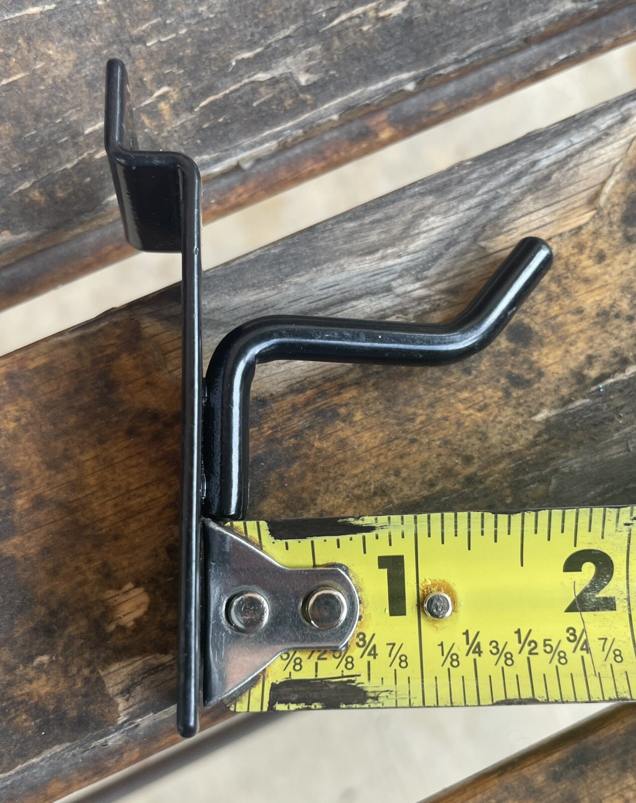 2” Long Black Gridwall Metal Grid Panel Hooks Set Of 5 Five