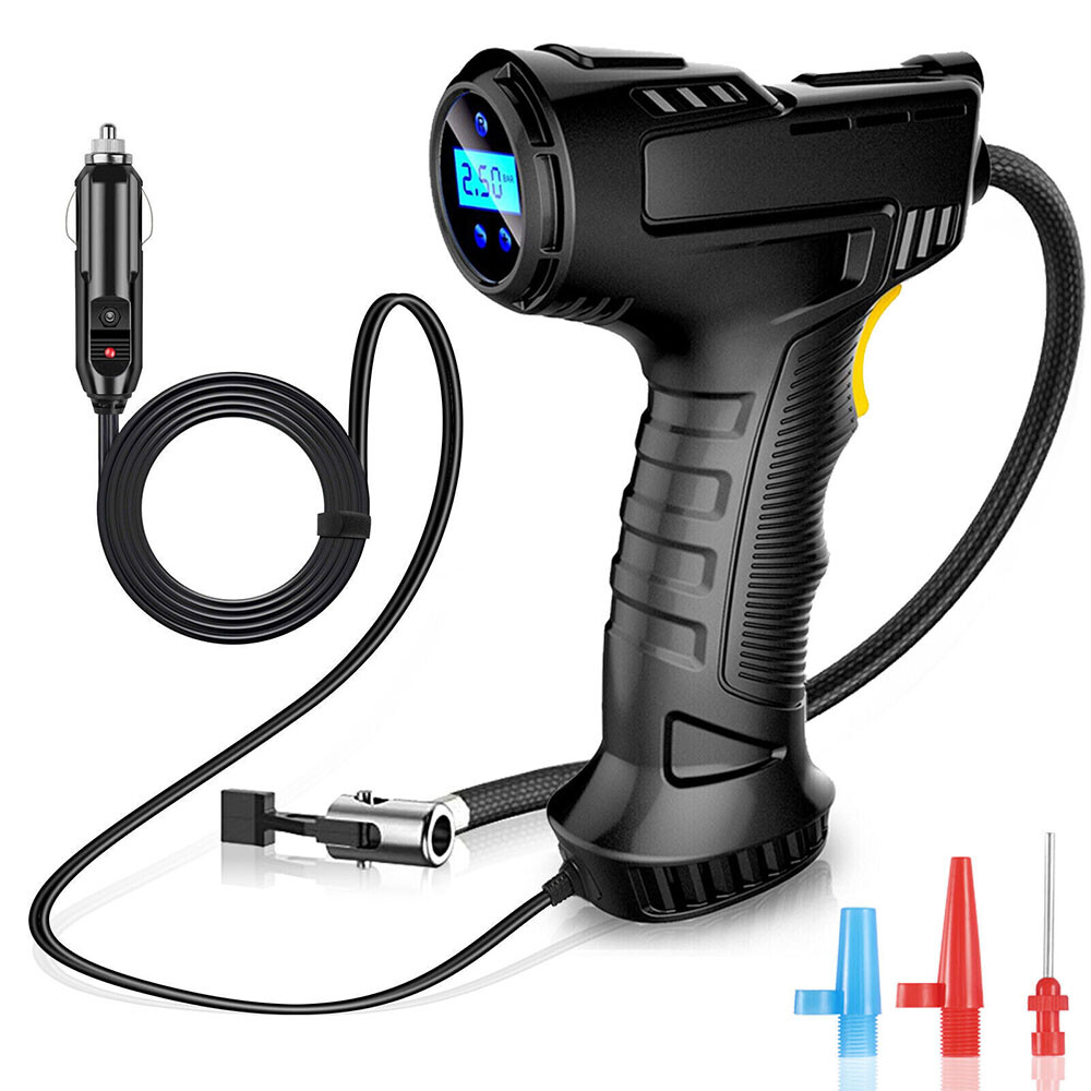 Car Air Tire Pump Inflator Compressor Digital Electric Auto Portable 150PSI 12V