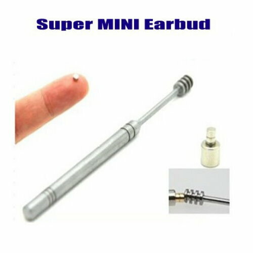 5 Pcs Wireless Magnetic Earpiece MIC In-Ear Smallest Earphone Super Mini