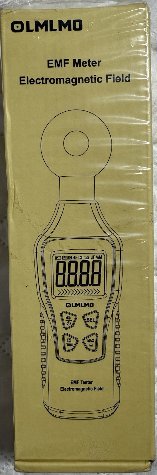 Olmlmo EMF Meter Rechargeable Digital Electromagnetic Field Radiation Detect