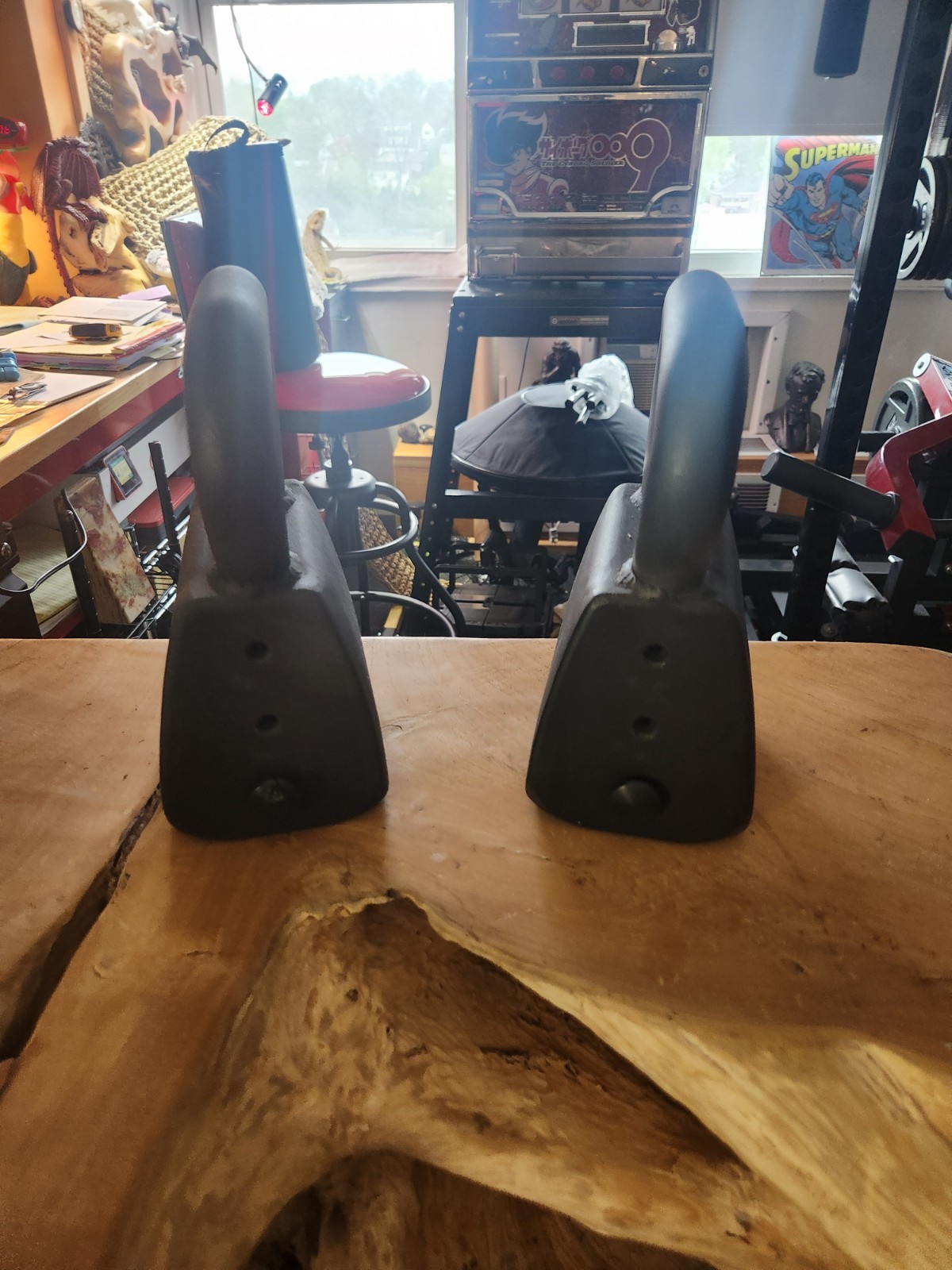 (2) Two PowerBlock Adjustable Kettlebells