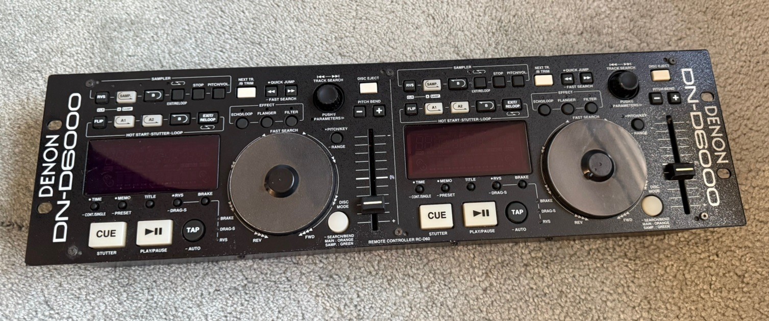 Denon DN-D6000 Professional DJ Music Mixer Mountable