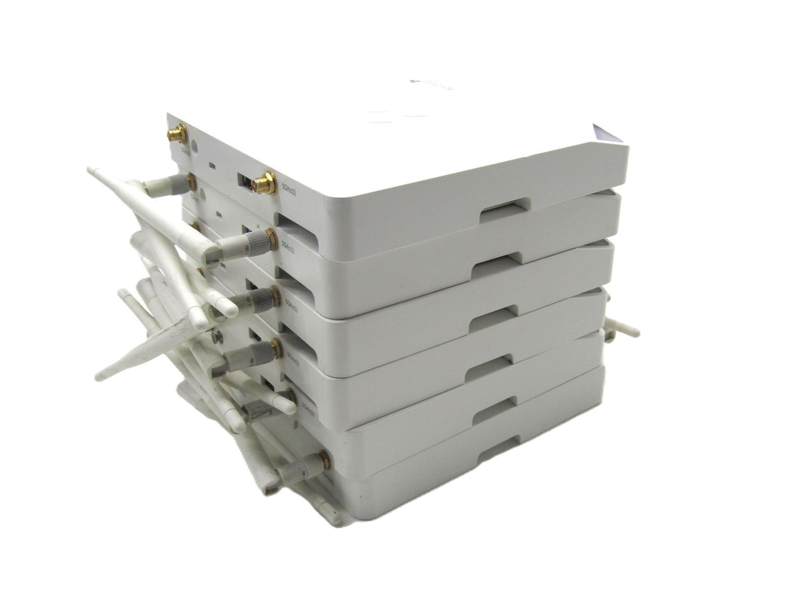 6x Aerohive HiveAP 141 802.11a/g/n/ac AC / PoE Wireless Access Points
