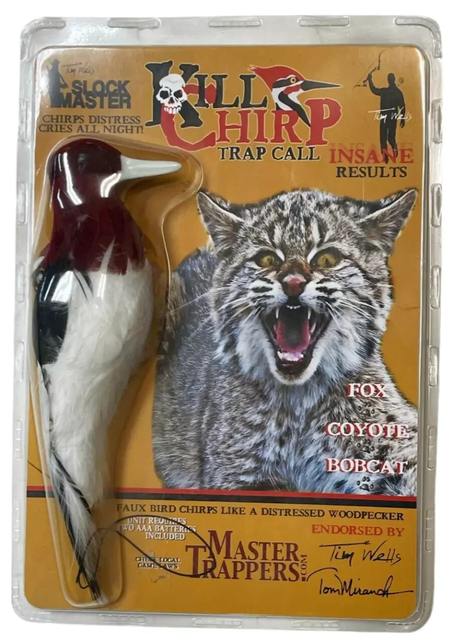 Kill Chirp Trap Call Miranda-Wells Master Trappers Trapping Supplies