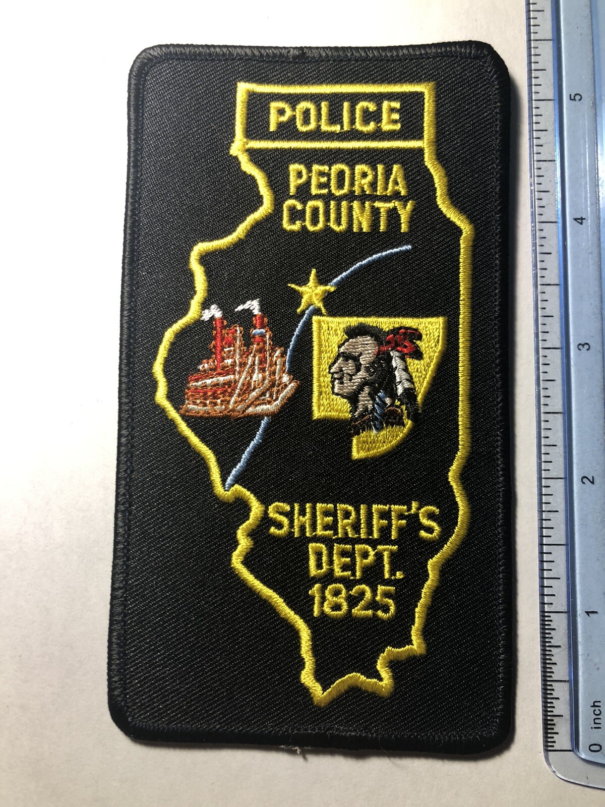Peoria County Sheriff Illinois Police Patch