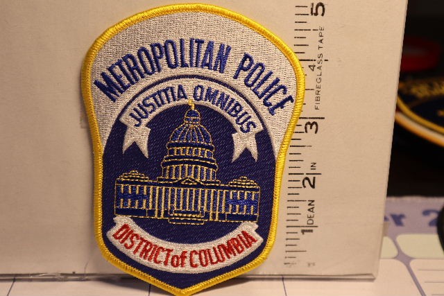 police patch  DISTRICT OF COLUMBIA WASHINGTON METRO POLICE