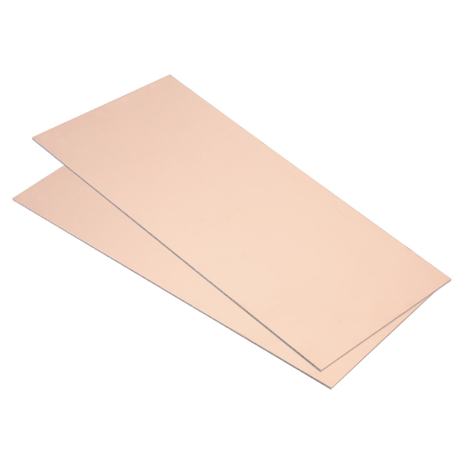 2Pcs FR4 Double Side Copper Clad, PCB Laminate Circuit Board 200 x 100 x 1.2mm