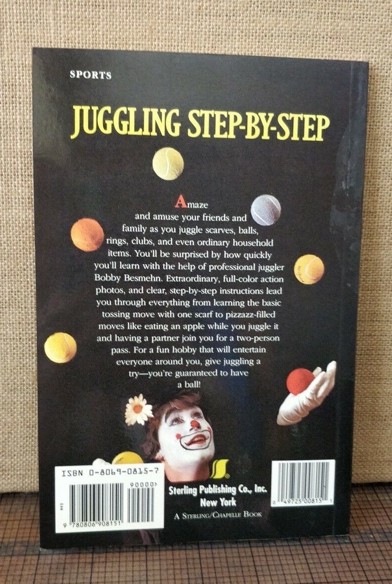 Juggling Step By Step By Bobby Besmehn, --- Book Only