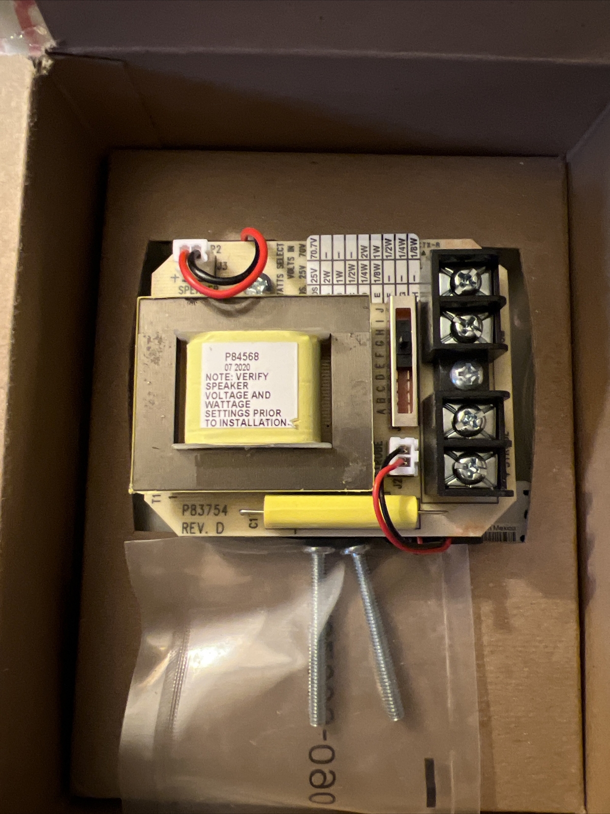 Siemens SLSPSWR-F Fire Alarm Speaker Strobe Wall Red Mass Notification