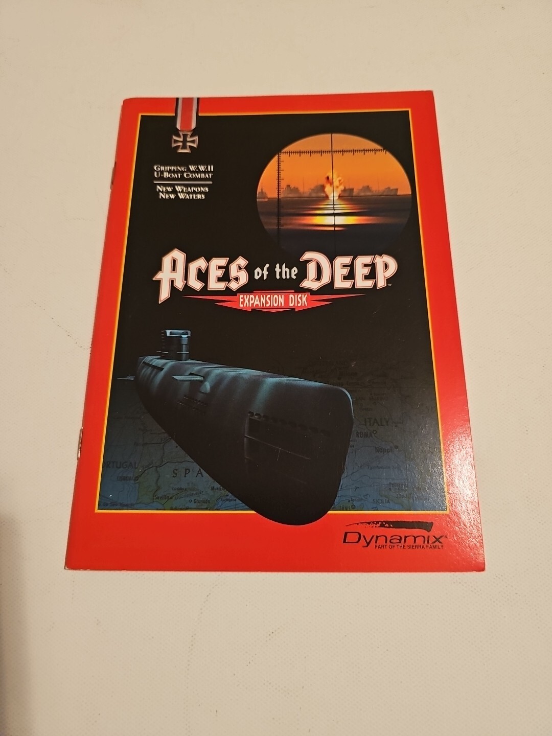 Aces of the Deep Expansion - ORIGINAL INSTRUCTION MANUAL ONLY - PC - NO GAME