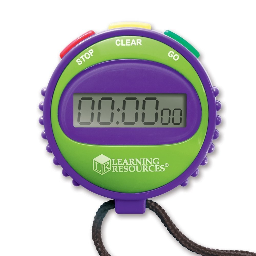 Educational Stopwatch with 3 Simple Buttons - Supports Math and Science Learning