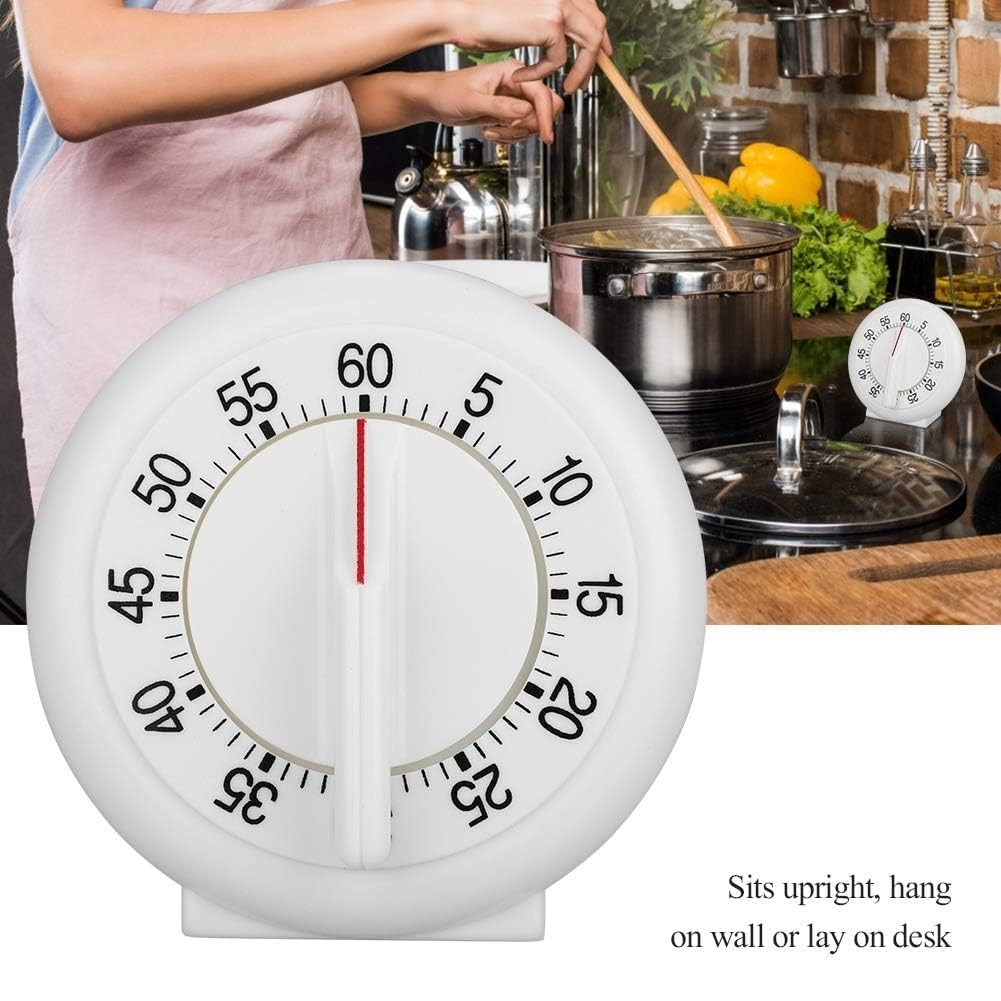 2 Pcs Kitchen Timers for Cooking, 60 Minutes Kitchen Timer Manual Countdown T...