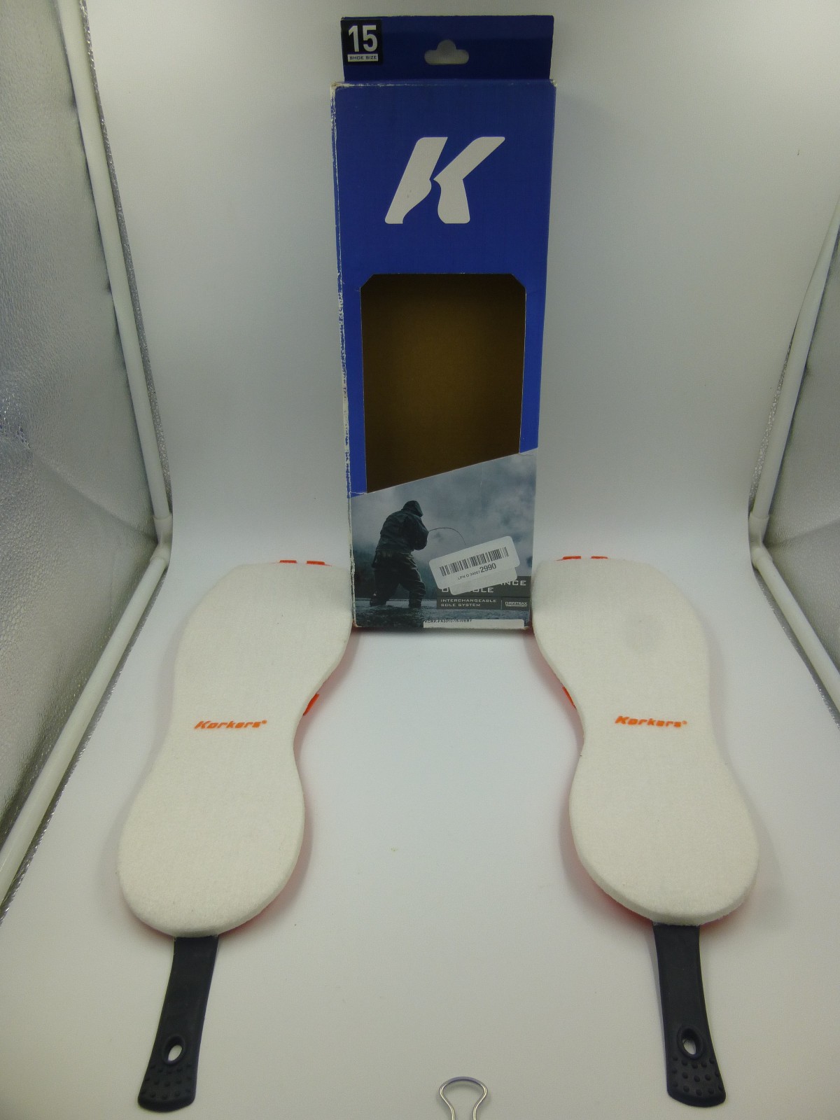 NEW KORKERS OMNITRAX MEN'S SIZE 15 PLAIN FELT SOLES / PROMPT SAFE SHIPPING