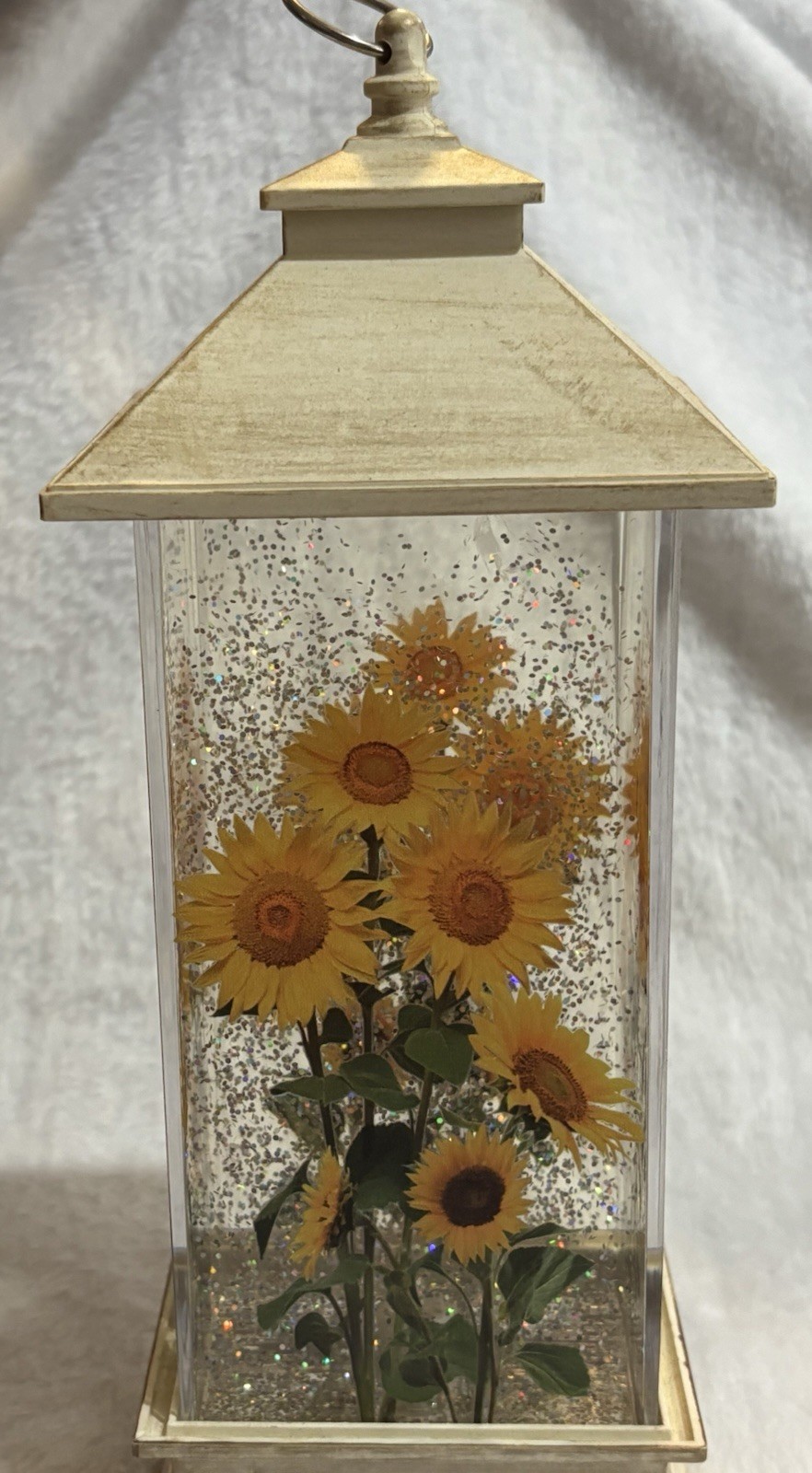 Legacy and Main Sunflower Glitter Globe