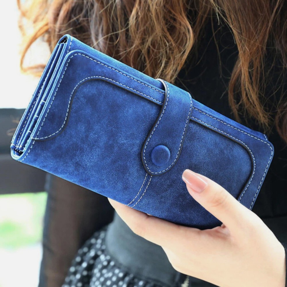 Women Soft Leather Wallet Long Clutch Pocket Credit Card Holder Purse Handbag