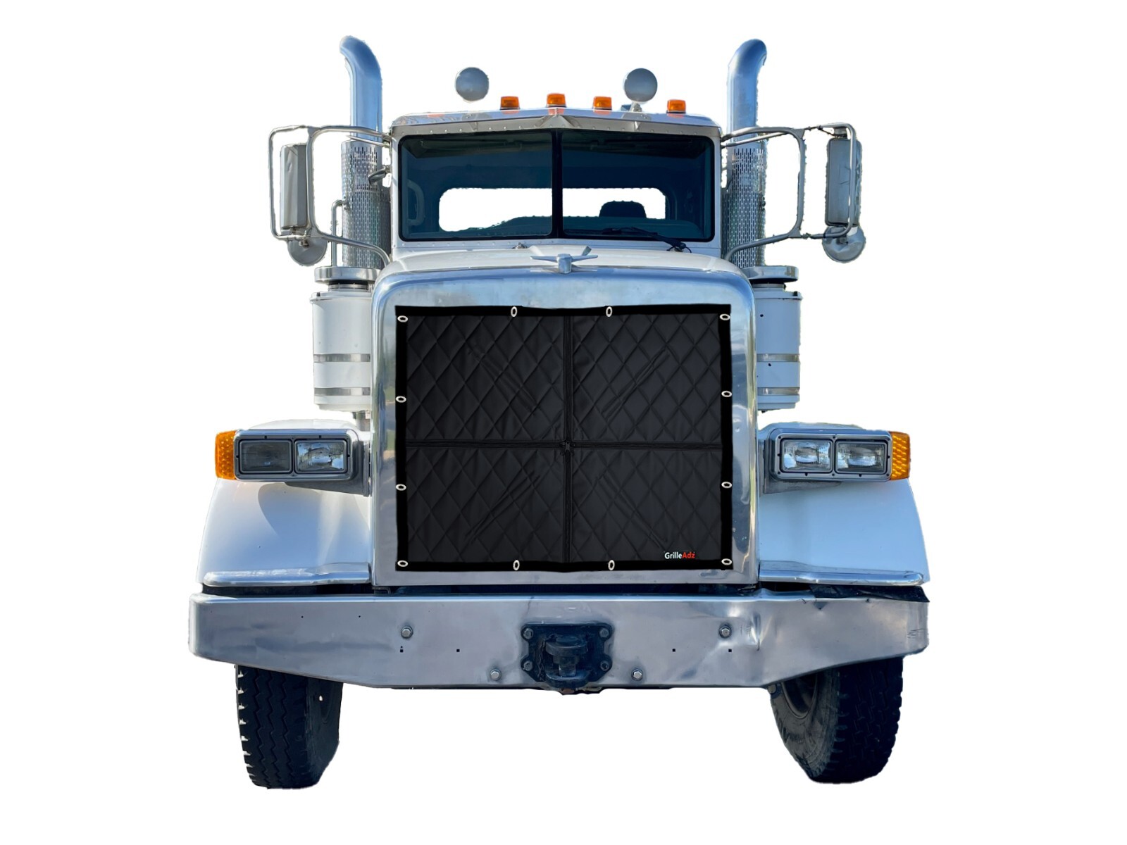 Premium Quilted 2 Zip Winter Front for Peterbilt 365/367 *Hardware included*