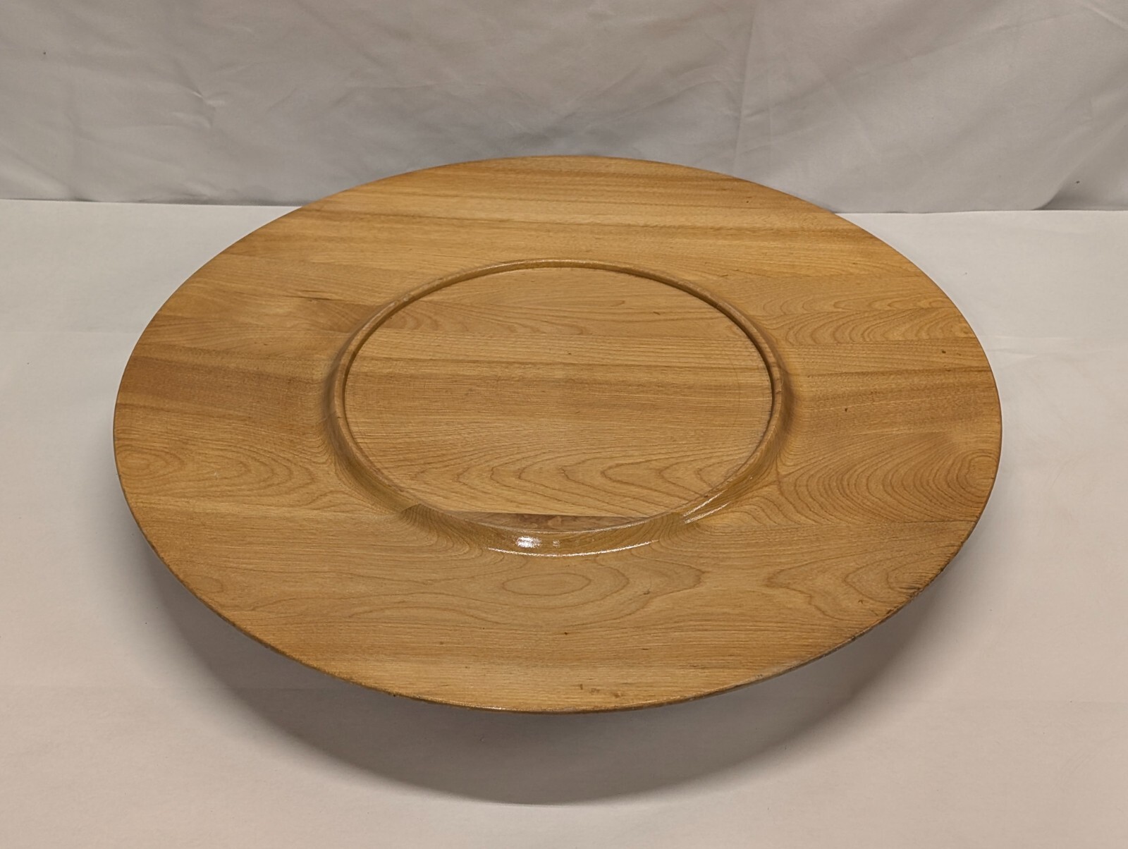 GH SPECIALTY WOOD PRODUCTS 20" WOODEN LAZY SUSAN MILWAUKEE WI TURNTABLE