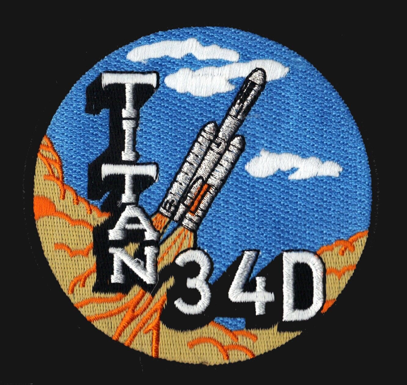 TITAN 34D LAUNCH VEHICLE VAFB CCAFS USAF DOD SATELLITE SPACE PATCH