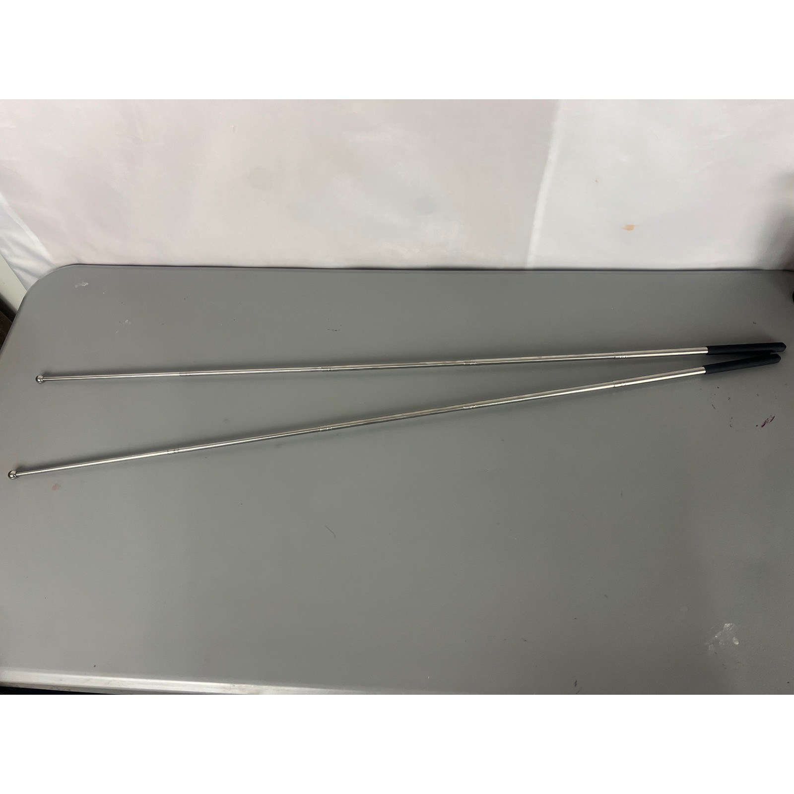 2 Pack Retractable Telescopic Teacher Pointer Hand Presenter Classroom Silver