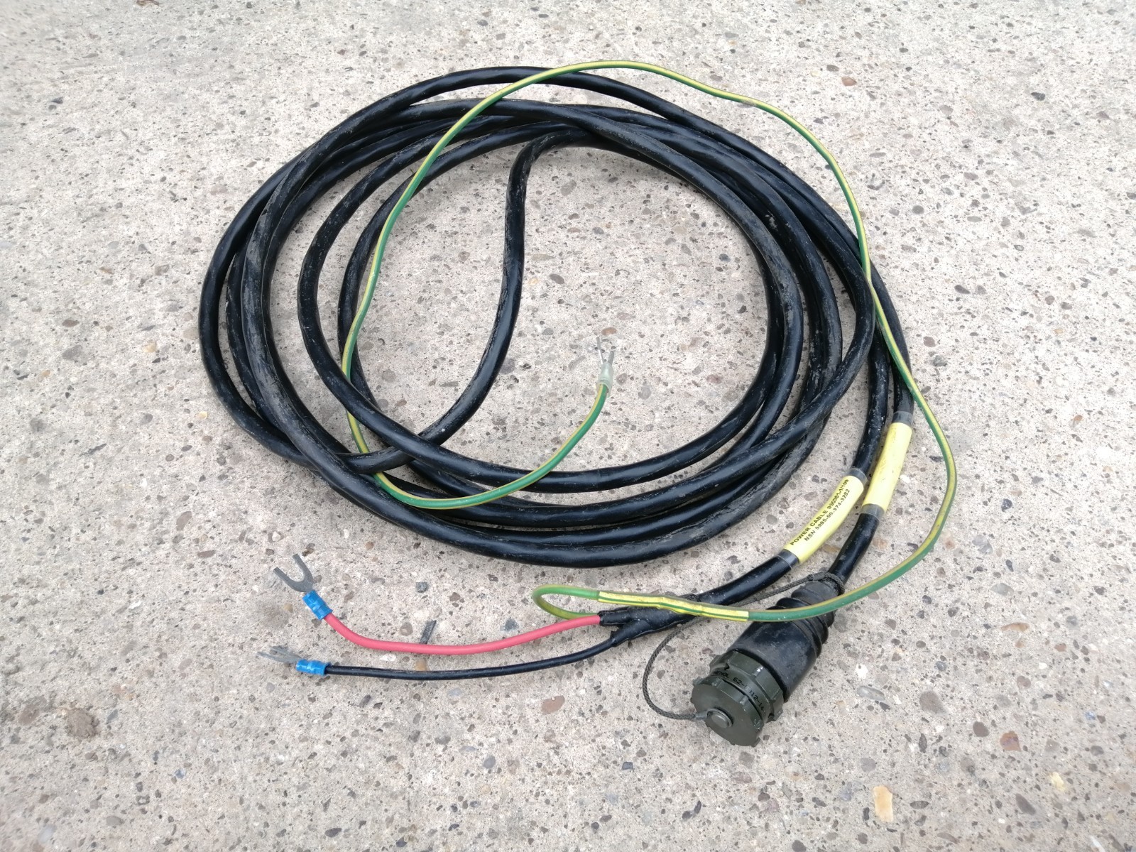 Bowman Tactical Communications System British Army Surplus Cable Assembly