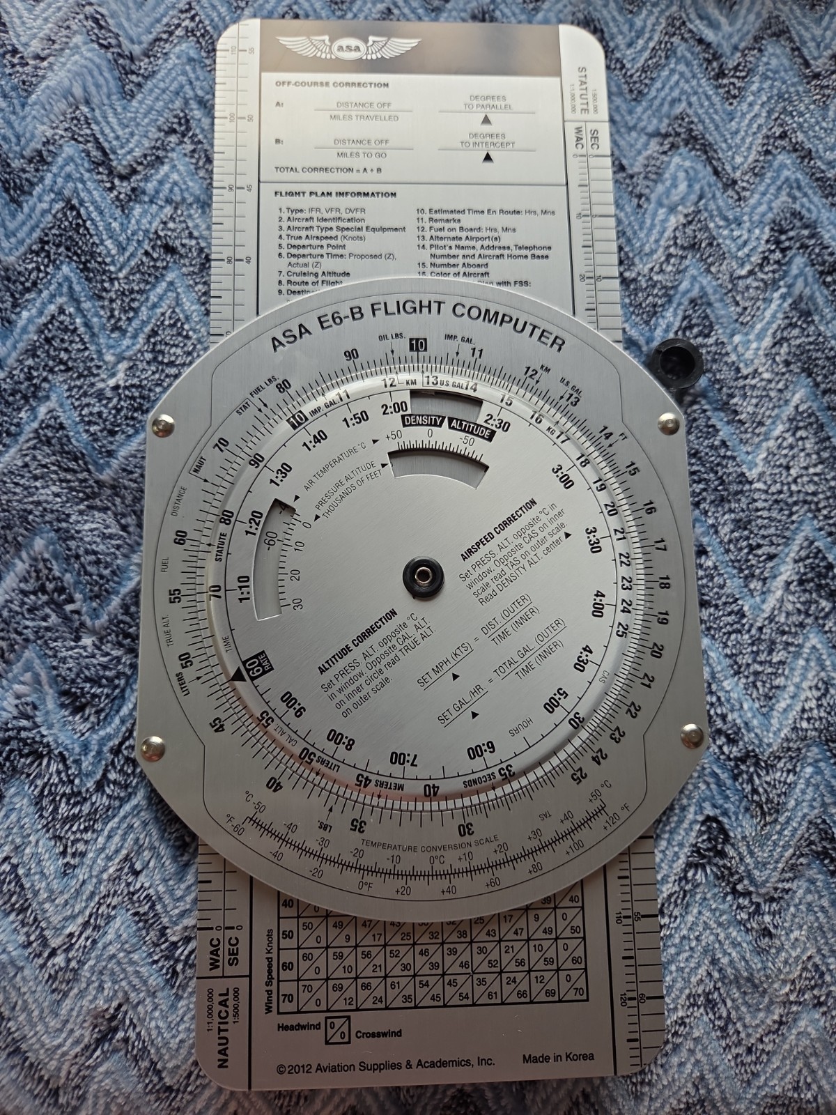 ASA E6B Metal Flight Computer | ASA-E6B