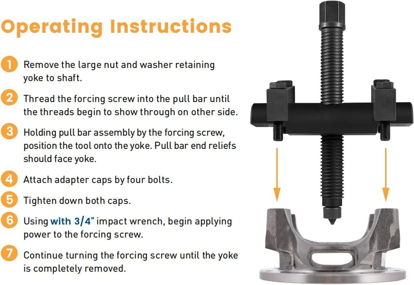 For 60050 Heavy Duty Yoke Puller 10803