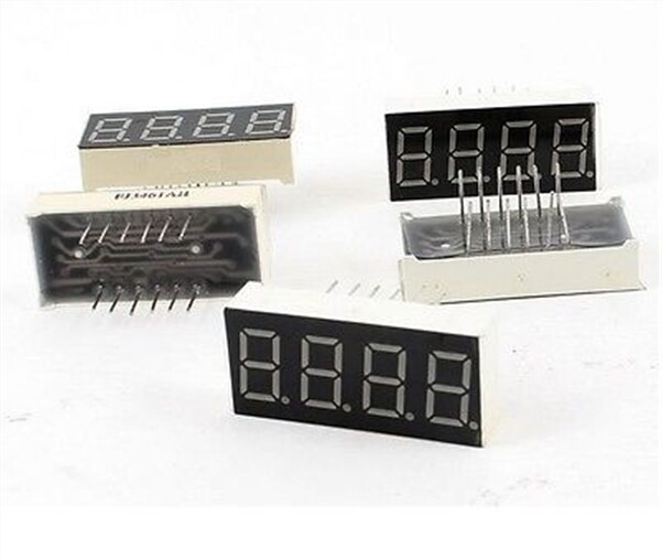 5Pcs 0.4 Inch 4 Digit Led Display 7 Seg Segment Common Cathode Red ub