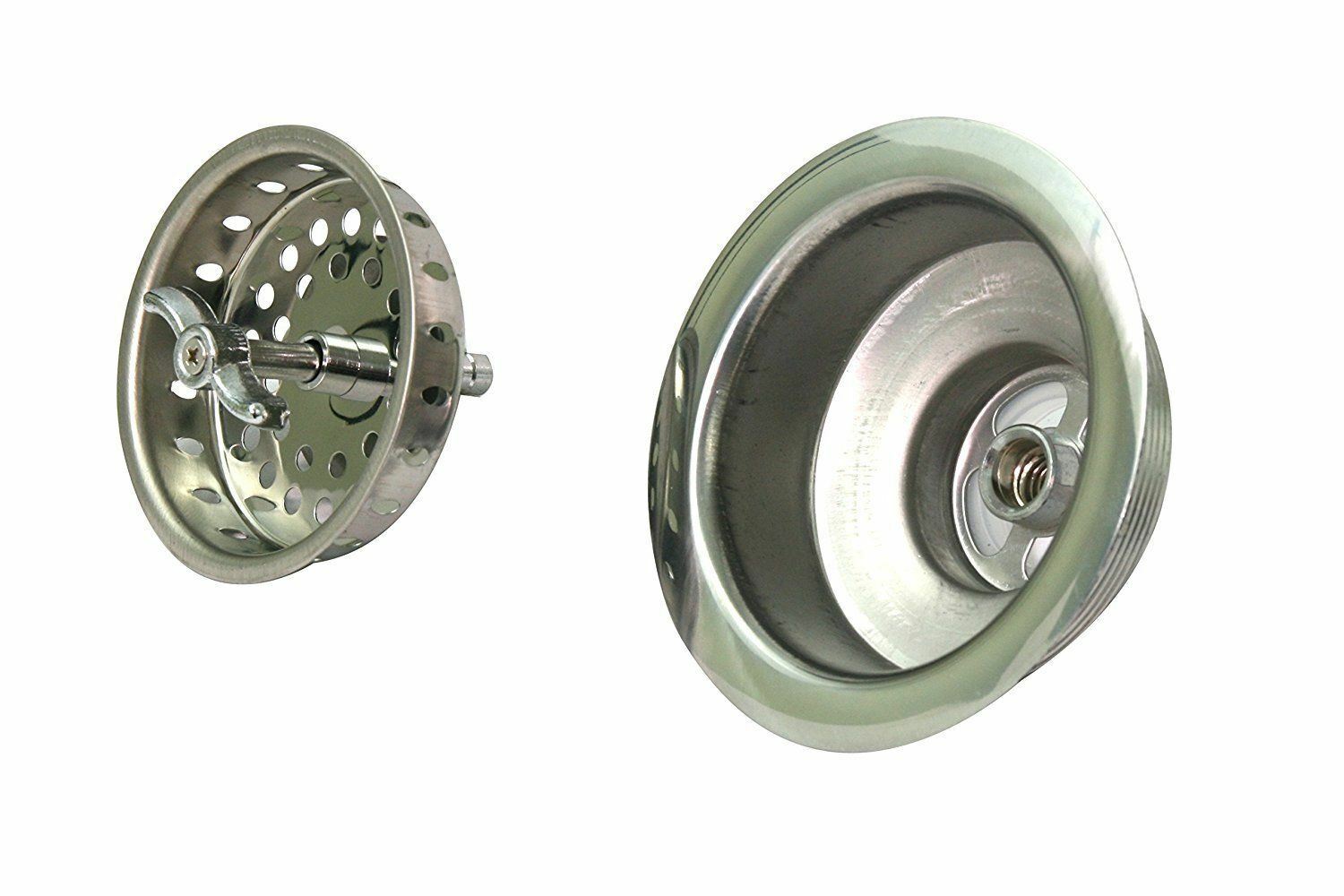 Everflow Kitchen Sink Stainless Steel Drain Assembly & Strainer Basket Stopper