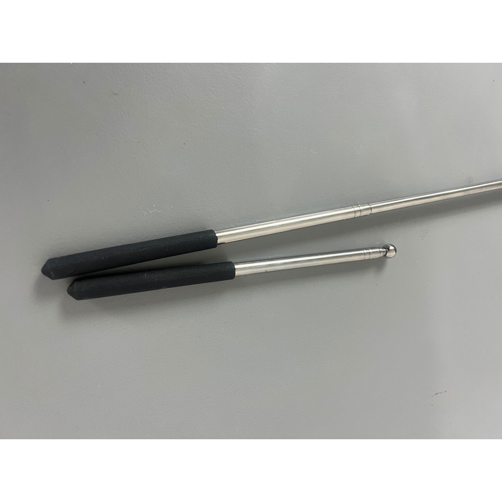 2 Pack Retractable Telescopic Teacher Pointer Hand Presenter Classroom Silver
