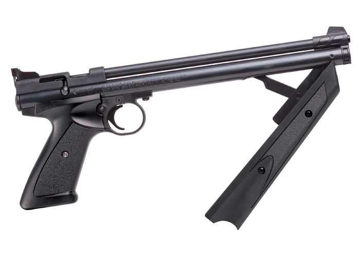 Crosman 1377C / PC77 Air Pistol - Black - .177 Cal Multi-Pump