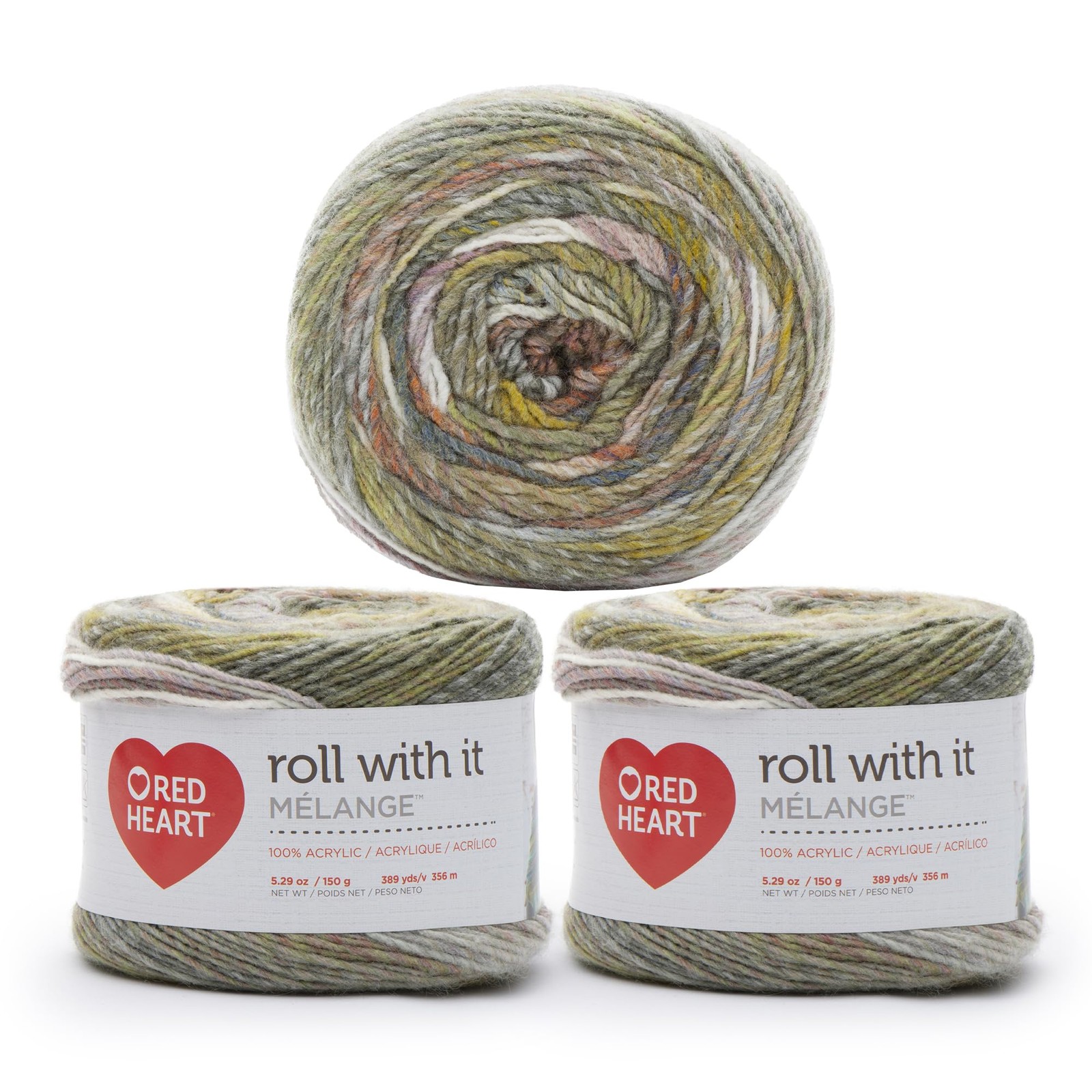 Red Heart Theater Yarn 3 Pack 100 Acrylic 150g Machine Wash Easy Care