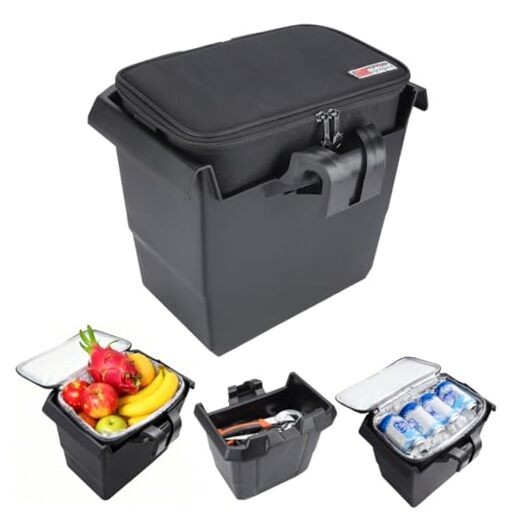 Removable Center Under Seat Storage Bins+ Portable Ice Chest Cooler for Can-Am