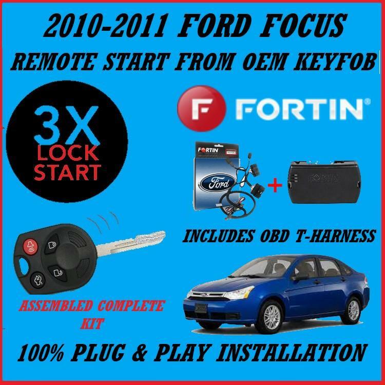 100% Plug and Play Remote Start 2010-2011 Ford Focus 3X LOCK
